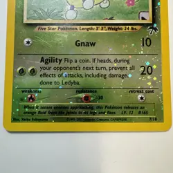 2001 Pokemon TCG - Ledyba Promo Southern Islands 07/18 Vintage Rare Card - NM - Image 3