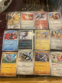 Pokemon Card Lot 12 Cards - Radiant Charizard, Dragonite EX, Pikachu - NM Used - Image 1