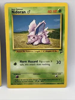 Pokemon TCG Lot of 3 Vintage Cards 1999 1st Ed, Misty’s Staryu, And Nidoran - Image 4