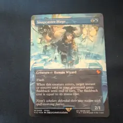 Snapcaster Mage Borderless Chocobo Track Foil Card #0469 MTG LP - Image 1