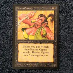 ARABIAN NIGHTS Hasran Ogress (dark) common Magic the Gathering Light Play - Image 4