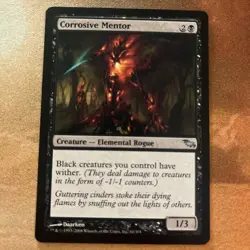 Corrosive Mentor - Shadowmoor 61 MTG LP- NM - Image 1
