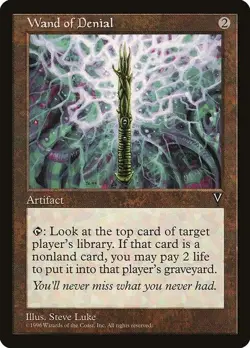 Wand of Denial 1x MtG Visions VIS PLAYED - Image 1