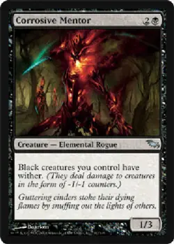 Corrosive Mentor Shadowmoor MtG NM - Image 1