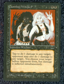 ARABIAN NIGHTS Cuombajj Witches common Magic the Gathering Unplayed Near Mint - Image 1