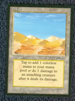 ARABIAN NIGHTS Desert common Magic the Gathering Unplayed Near Mint - Image 1
