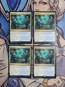 4x Time Wipe - NM/M TDC MTG Magic - Image 1