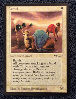 ARABIAN NIGHTS Camel common Magic the Gathering Unplayed Near Mint - Image 4