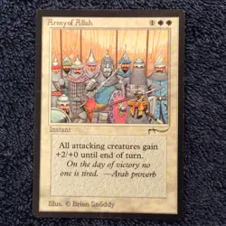 ARABIAN NIGHTS Army of Allah (dark) common Magic the Gathering Moderate play - Image 4