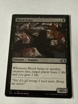 MTG Magic: The Gathering Blood Artist LP/NM 117/222 Jumpstart 2022 - Image 1