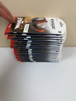 LOT OF 20: MTG: Magic The Gathering Marvel Spider-Man Play Sleeved Booster Pack - Image 4