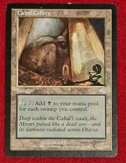 CABAL COFFERS, MAGIC THE GATHERING TORMENT SLIGHTLY PLAYED MTG SP - Image 1