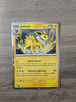 Pokemon TCG Jolteon SVP169 Black Star Promo Holo Rare Prismatic Evolutions NM - Image 1