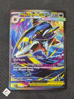 Mega Sharpedo EX 127/094 - Phantasmal Flames SIR Pokemon TCG NM - Image 1