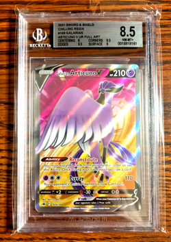 Galarian Articuno V Ultra Rare #169 - BGS NM-MT+ 8.5 - Chilling Reign - Pokemon - Image 1