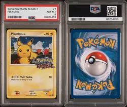 ⚡ 2009 Pokemon Rumble Pikachu Holo Promo #7 PSA 8 ⚡ - Image 3