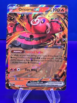 Oricorio ex Double Rare 018/094 Phantasmal Flames Pokemon TCG English NM - Image 1