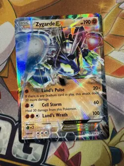 Pokemon TCG Zygarde EX 54/124 XY- Fates Collide Ultra Rare Mp - Image 1