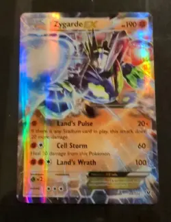 💥 Pokemon TCG Zygarde EX XY Fates Collide Ultra Rare 54/124 LP 54 - Image 1