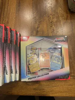 Pokemon TCG Prismatic Evolutions Poster Collection Box New & Sealed - Image 1