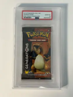 RARE 2016 PSA 10 GENERATIONS Charizard Booster Foil Pack Pokemon PSA 10 GEM MINT - Image 1