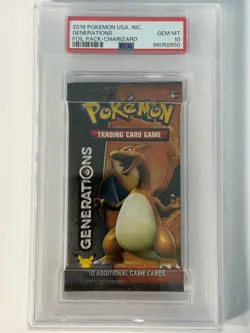 RARE 2016 PSA 10 GENERATIONS Charizard Booster Foil Pack Pokemon PSA 10 GEM MINT - Image 3
