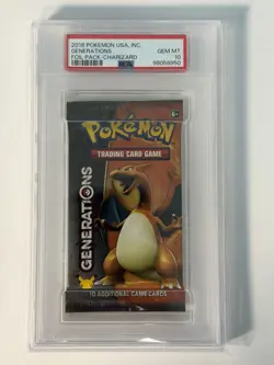 RARE 2016 PSA 10 GENERATIONS Charizard Booster Foil Pack Pokemon PSA 10 GEM MINT - Image 4
