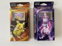 Pokemon TCG Pikachu Power and Mewtwo Mayhem Theme Deck XY Evolutions - Image 1
