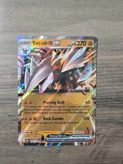 Pokemon TCG Excadrill ex 046/086 Double Rare Black Bolt NM - Image 1