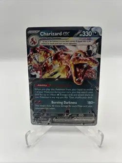 125/197 Charizard ex Prize Pack Series Stamped Play Pokemon TCG Obsidian Flames - Image 1