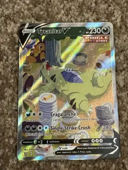 Pokemon Battle Styles Tyranitar V Alternative Full Art 155/163 - Image 1