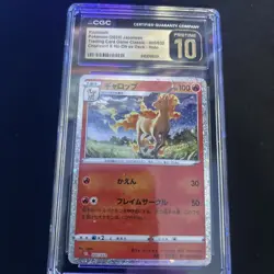 CGC PRISTINE 10 Rapidash 005/032 Pokemon Charizard & Ho-Oh EX Japanese Holo - Image 1
