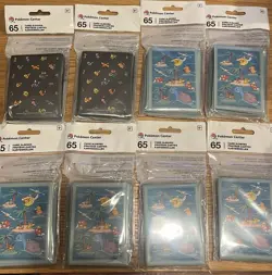 Pokemon Center TCG 30 Unique Sleeves Mixed Lot: Multiple Styles (65 Sleeves Per) - Image 2