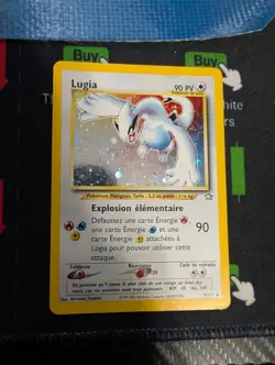 Pokemon TCG FRENCH Lugia 9/111 Holo Rare Unlimited Neo Genesis WOTC MP - Image 1
