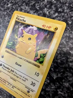 Pokemon Base Set Shadowless Yellow Cheeks Pikachu - LP, Vintage WoTC - Image 5