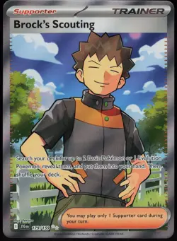 Brock's Scouting 179/159 Ultra Rare Journey Together Pokemon - Image 1