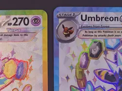 Espeon ex 175 & Umbreon ex 176 Promos Prismatic Evolutions Pokemon TCG - Image 3
