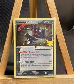 Pokemon Greninja Gold Star SEALED Promo SWSH144 HUGE SWIRL - Image 1