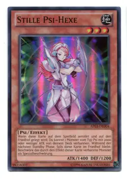 Yu-Gi-Oh! Stille Psi Hexe Super Rare AP03-DE004 - Image 1