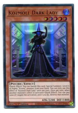 Yu-Gi-Oh! Kozmoll Dark Lady Ultra Rare englisch GFTP-EN086 Kozmoll DUnkeldame - Image 1
