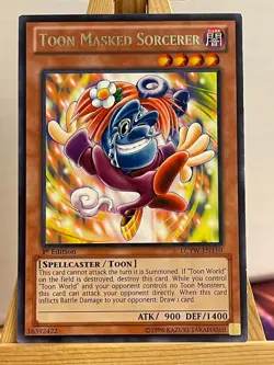 Toon-Maskierter Hexenmeister LCYW-EN110 Rare Englisch NM YUGIOH - Image 1