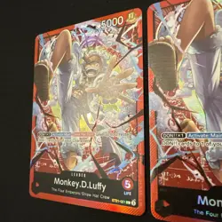 2 One Piece TCG Monkey D Luffy Leader Starter Deck EX ST21-001 Gear 5 Foil NM - Image 5