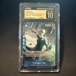 2025 One Piece Trafalgar Law Alt Art ST17 #002 CGC PRISTINE 10 - Image 1