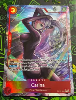 Carina Rare Alt Art - One Piece TCG 500 Years In The Future OP07-005 English - Image 1