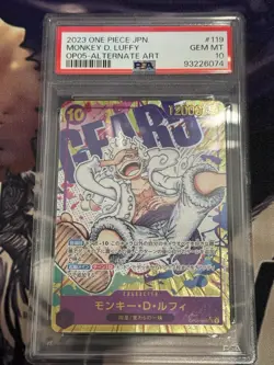 One Piece Monkey D.Luffy SEC OP05-119 Japanese Awakening of The New Era PSA 10 - Image 1