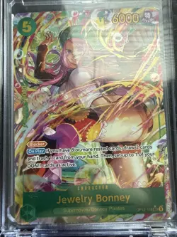 One Piece CCG Jewelry Bonney OP12-118 Alternate Art English Never Played Mint - Image 1