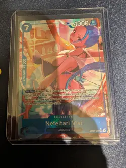In Hand! One Piece EB04-025 Nefeltari Vivi Alt Art OP14 The Azure Sea’s Seven NM - Image 1
