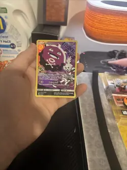 Pokemon Koffing Cosmic Eclipse Card 243/236 Secret Rare Full Art SM Holo - Image 3
