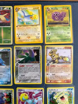 Pokemon Card Lot LP/MP 1st Edition, Reverse Holo Stamped Electabuzz 29/101 - Image 3