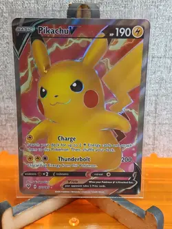 Pokemon TCG Vivid Voltage Pikachu v 170/185 Full Art Ultra Rare Card - Image 1